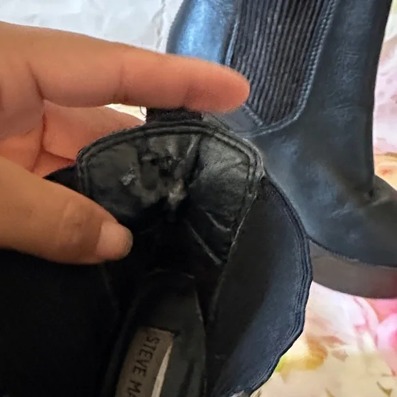 Steve Madden Black Ankle Boots - Picture 9 of 11